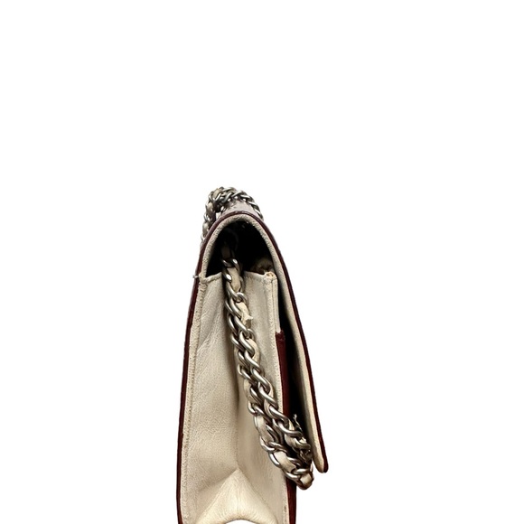 Chanel Burgundy Wallet on Chain WOC Y2K Era Crossbody w Dustbag Card and COA Bag - Picture 5 of 9